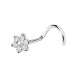 PIERCING NASO A VITE CON FIORE - JQ480N142