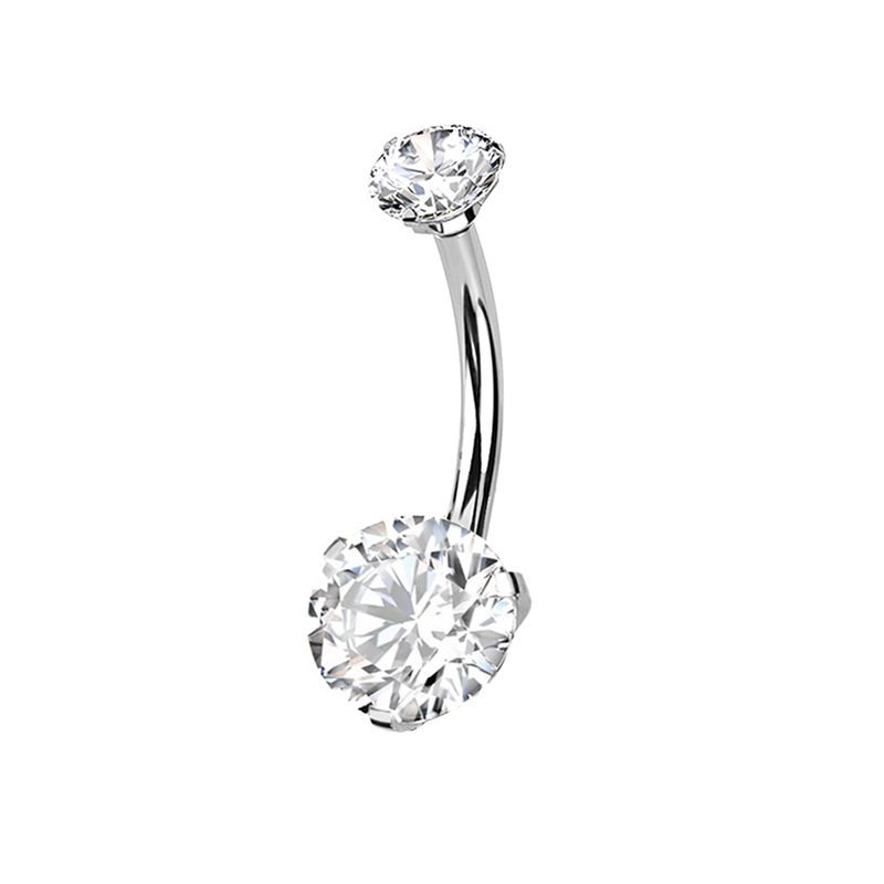PIERCING A BANANA CON ZIRCONIA - JQ600B093