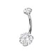PIERCING A BANANA CON ZIRCONIA - JQ600B093