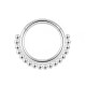 PIERCING CERCHIO CLICKER CON PERLINE - JQ600C115 PIERCING CERCHIO CLICKER CON PERLINE - JQ600C115