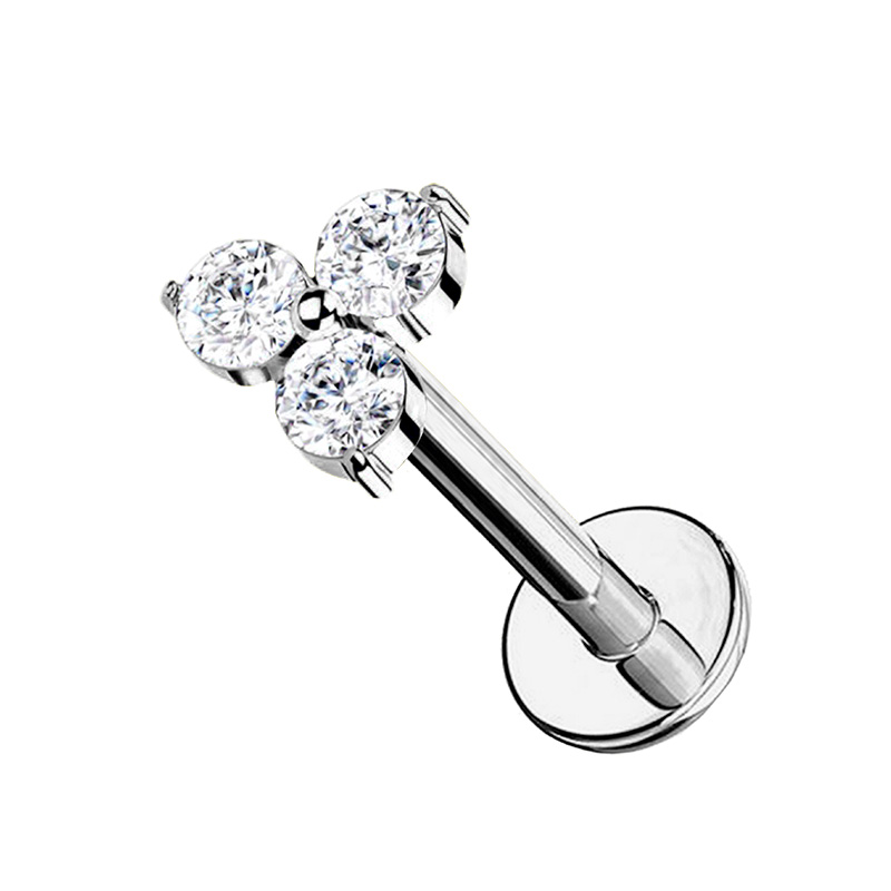 PIERCING LABRET TRILOGY CON ZIRCONI - JQ600L151