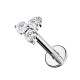 PIERCING LABRET TRILOGY CON ZIRCONI - JQ600L151