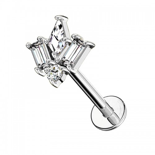 ZIRCONIA LABRET PIERCING - JQ720L112