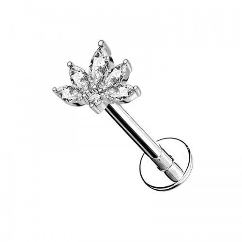 PIERCING LABRET CON MARQUISE A VENTAGLIO - JQ800L160