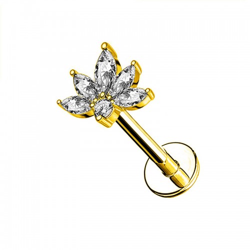 PIERCING LABRET CON MARQUISE A VENTAGLIO - JQ800L160
