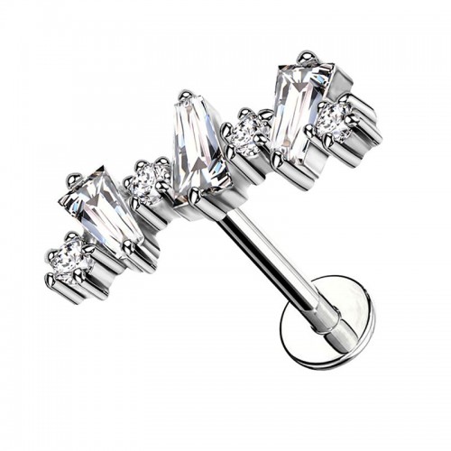 ARCH ZIRCONIA LABRET PIERCING - JQ920L113