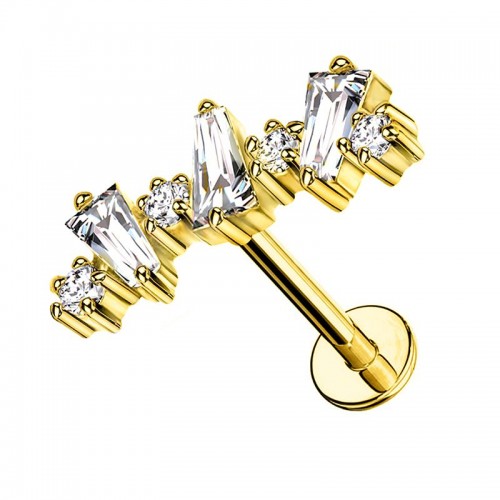 ARCH ZIRCONIA LABRET PIERCING - JQ920L113