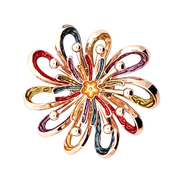 SPILLA FIORE SMALTATO - SW2364E902 SPILLA FIORE SMALTATO - SW2364E902