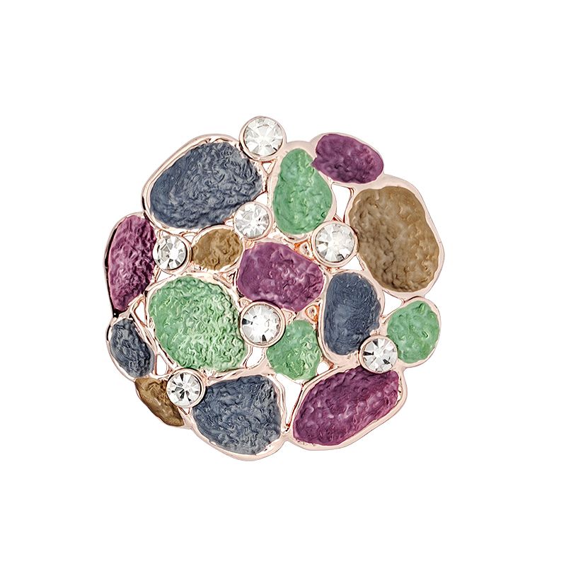 SPILLA MAGNETICA SMALTATA CON STRASS - SW2372E879