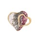 SPILLA MAGNETICA CUORE SMALTATO - SW2464B795
