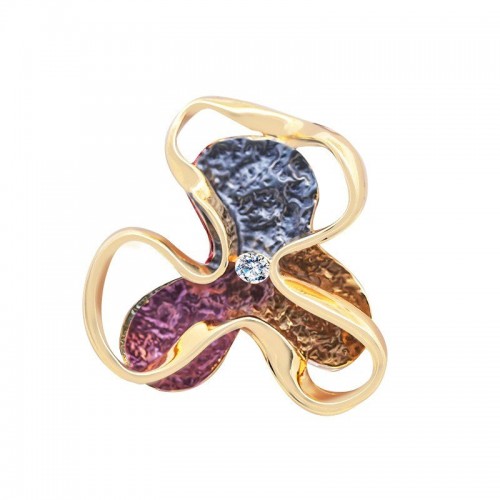 SPILLA MAGNETICA SMALTATA CON STRASS - SW2468B675