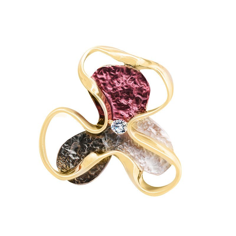 SPILLA MAGNETICA SMALTATA CON STRASS - SW2468B675 SPILLA MAGNETICA SMALTATA CON STRASS - SW2468B675