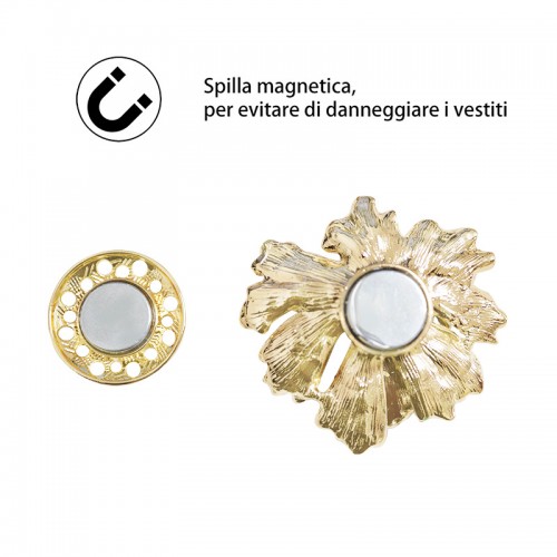 SPILLA MAGNETICA FIORE SMALTATO - SW2468B793