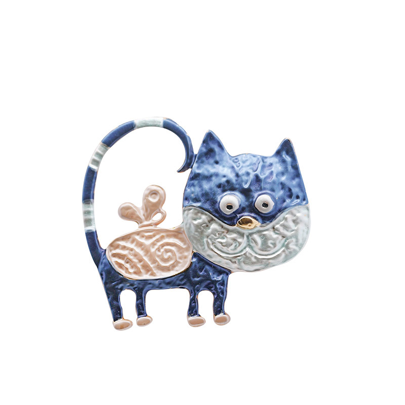 SPILLA MAGNETICA SMALTATA GATTO - SW24704B678