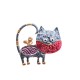 SPILLA MAGNETICA SMALTATA GATTO - SW24704B678