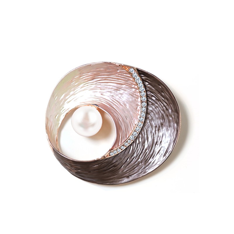 SPILLA MAGNETICA SMALTATA CON PERLA - SW24704B680