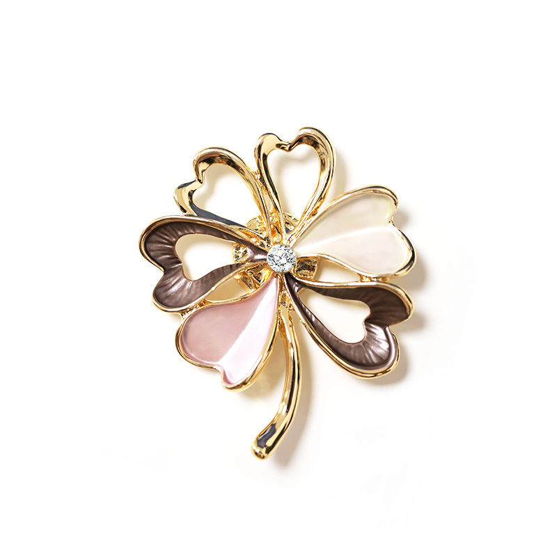 SPILLA MAGNETICA SMALTATA QUADRIFOGLIO - SW2552C500