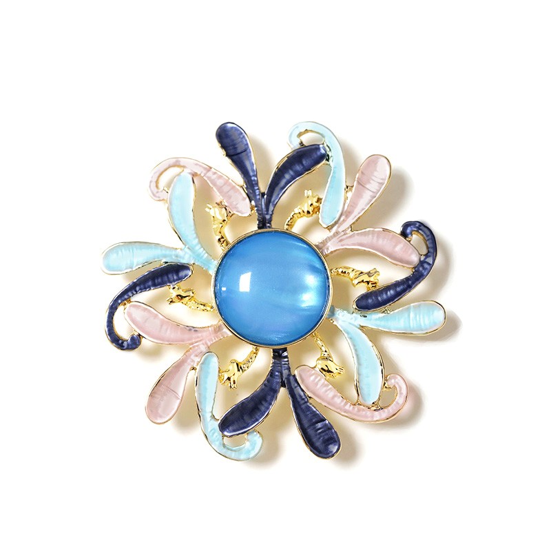 SPILLA MAGNETICA SMALTATA FIORE SOLARE - SW2568C405