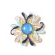 SPILLA MAGNETICA SMALTATA FIORE SOLARE - SW2568C405