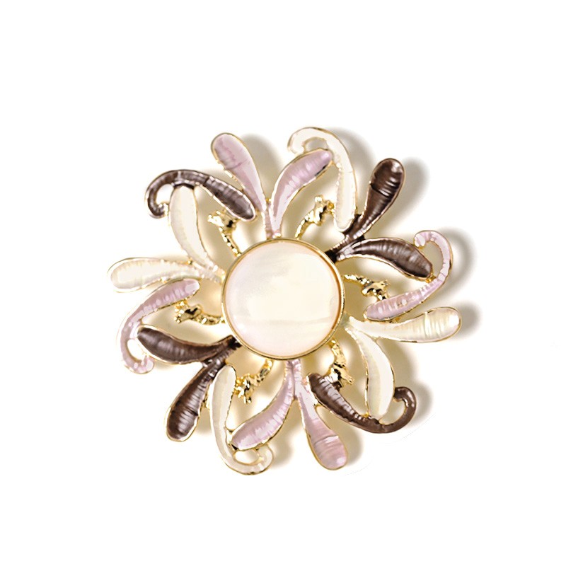 SPILLA MAGNETICA SMALTATA FIORE SOLARE - SW2568C405