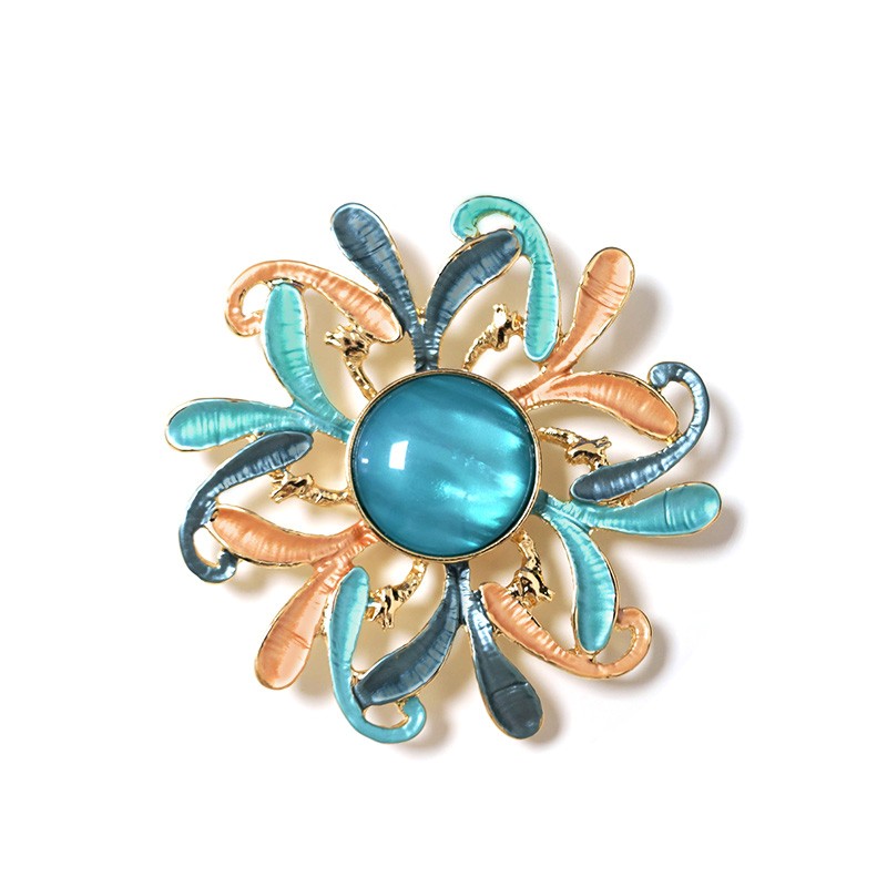 SPILLA MAGNETICA SMALTATA FIORE SOLARE - SW2568C405