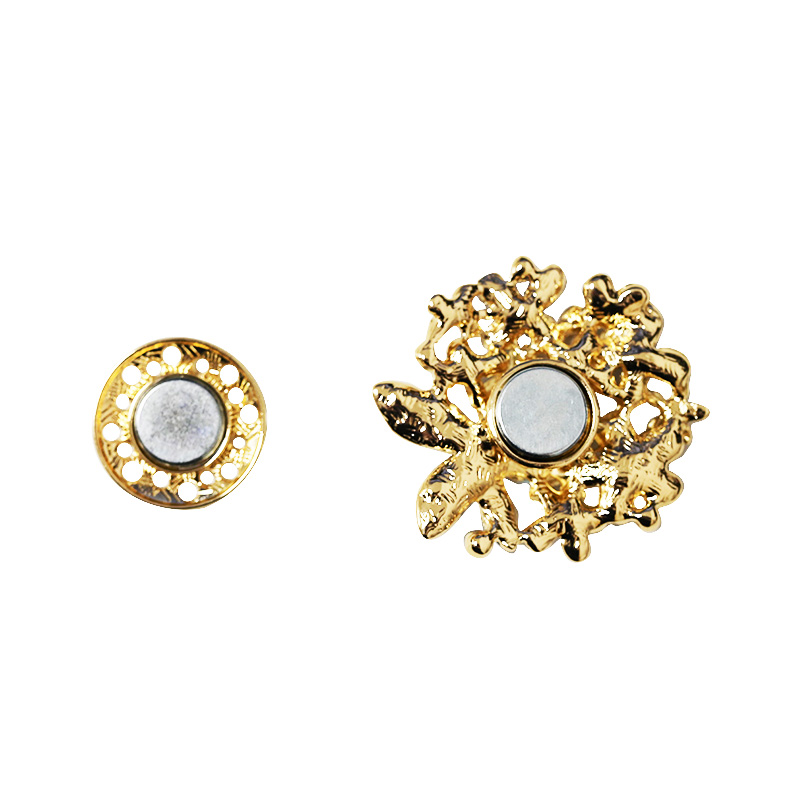 SPILLA MAGNETICA FIORE SMALTATO CON STRASS - SW2568C414