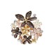 SPILLA MAGNETICA FIORE SMALTATO CON STRASS - SW2568C414