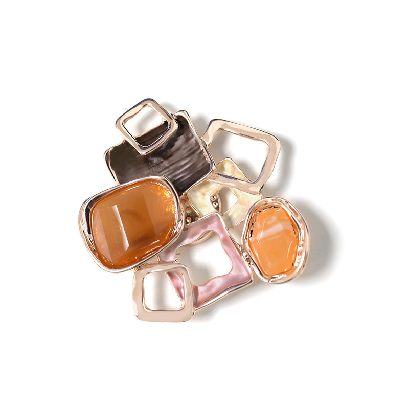 SPILLA MAGNETICA SMALTATA GEOMETRIE IRREGOLARI CON PIETRE - SW2588C475