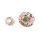 SPILLA MAGNETICA VORTICE SMALTATO CON RESINA E STRASS - SW2673C801