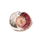 SPILLA MAGNETICA VORTICE SMALTATO CON RESINA E STRASS - SW2673C801