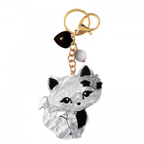 PORTACHIAVI IN RESINA CON GATTO - FT2476B755