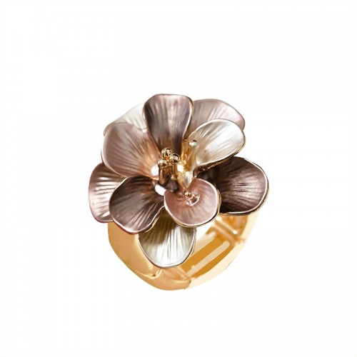 ANELLO ELASTICO FIORE SMALTATO - SW25448B106