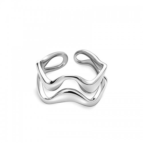 ANELLO APERTO REGOLABILE ONDA - YC25312B414