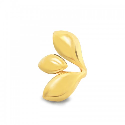 ANELLO APERTO REGOLABILE FOGLIE - YC25312B423
