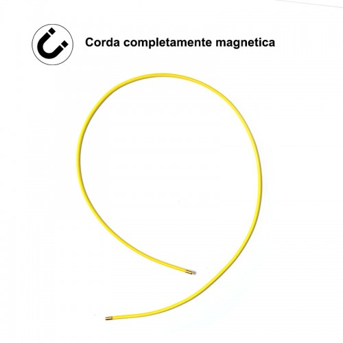 BRACCIALE MAGNETICO REGOLABILE E MULTIFUNZIONALE IN CORDA COLORATA - FJ2674D046