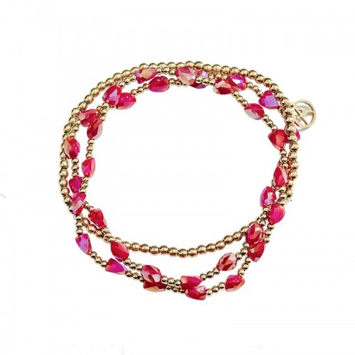 SET DI 3 BRACCIALI ELASTICI CON CRISTALLI - GD23215E820