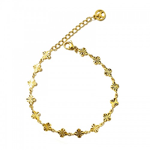 BRACCIALE QUADRIFOGLIO DIAMANTATO - JN2627D033