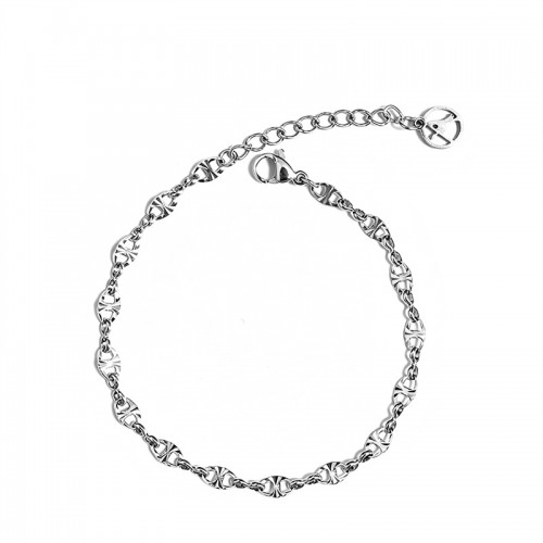 BRACCIALE MAGLIA MARINA DIAMANTATA - JN2628D032