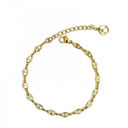 BRACCIALE MAGLIA MARINA DIAMANTATA - JN2628D032
