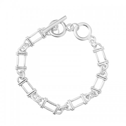 BRACCIALE CATENA A MAGLIE GRAFFETTE - SW2552B75