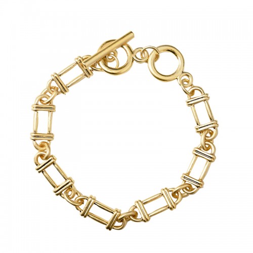 BRACCIALE CATENA A MAGLIE GRAFFETTE - SW2552B75