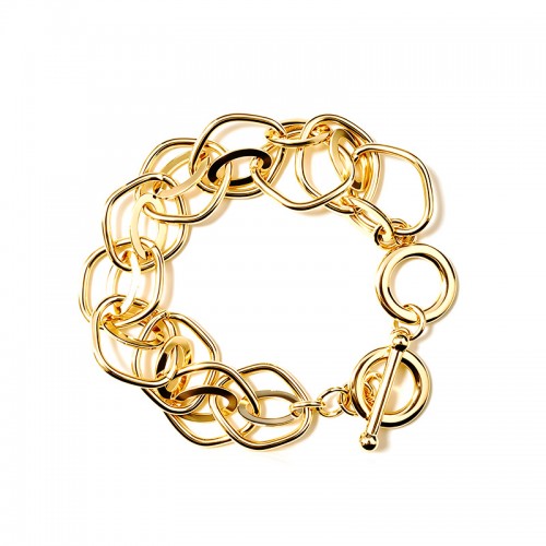 BRACCIALE CATENA A MAGLIA DOPPIA - SW2556B25