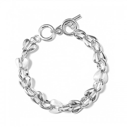 BRACCIALE A MAGLIE A CUORE - SW2572C508