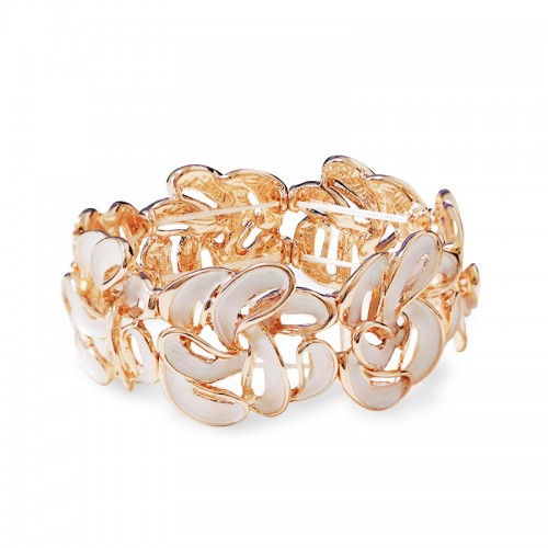 BRACCIALE ELASTICO PETALI SMALTATI - SW2688C775