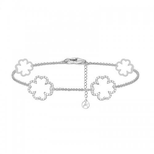 BRACCIALE 4 QUADRIFOGLI IN STRASS - YC25108B386