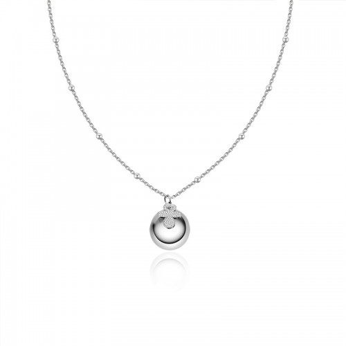 COLLANA LUNGA CHIAMA ANGELI CON CIONDOLO CIUCCIO IN ZIRCONI - JN26156D007