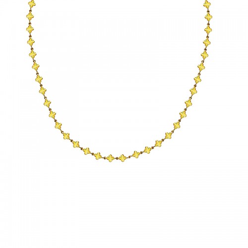 COLLANA QUADRIFOGLIO DIAMANTATO - JN2638D031