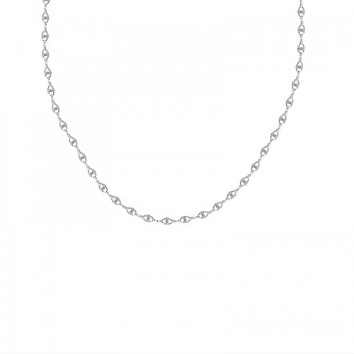 COLLANA MAGLIA MARINA DIAMANTATA - JN2644D030