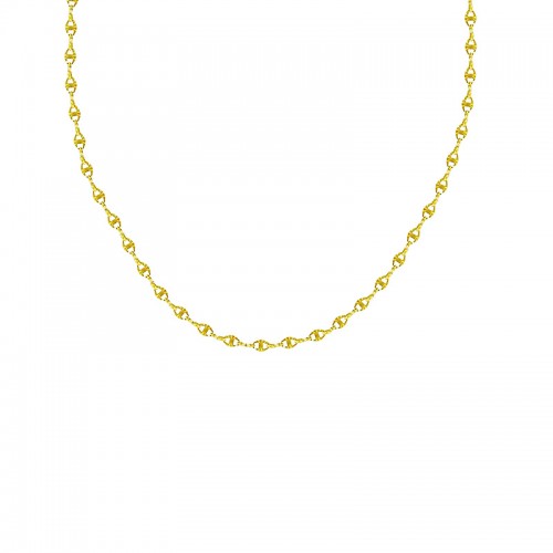 COLLANA MAGLIA MARINA DIAMANTATA - JN2644D030