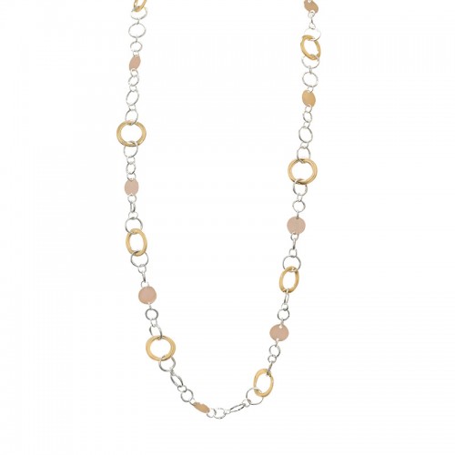 COLLANA LUNGA A CATENA CERCHI - SW25116B72
